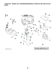 Husqvarna Gth2648 - Engine