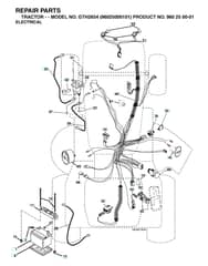 Husqvarna Gth2654 - Electrical