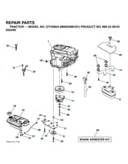Husqvarna Gth2654 - Engine