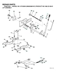 Husqvarna Gth2654 - Mower Lift & Deck Lift