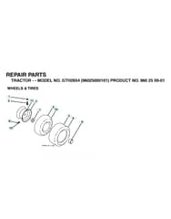 Husqvarna Gth2654 - Wheels & Tyres