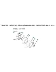 Husqvarna Gth2654 T - Wheels & Tyres