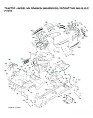 Husqvarna Gth26K54 - Chassis & Enclosures