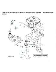 Husqvarna Gth26K54 - Engine