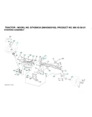 Husqvarna Gth26K54 - Steering