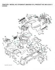 Husqvarna Gth26K54 T - Chassis & Enclosures