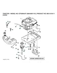 Husqvarna Gth26K54 T - Engine