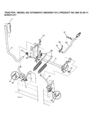 Husqvarna Gth26K54 T - Mower Lift & Deck Lift