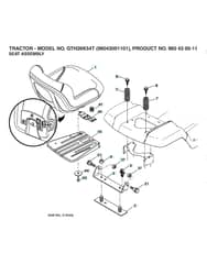 Husqvarna Gth26K54 T - Seat