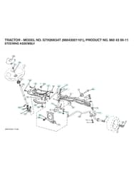 Husqvarna Gth26K54 T - Steering