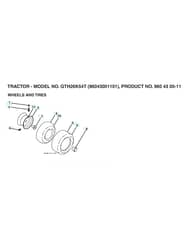 Husqvarna Gth26K54 T - Wheels & Tyres