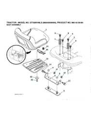 Husqvarna Gth26V48Ls - Seat