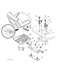 Husqvarna Gth26V52Ls - Seat