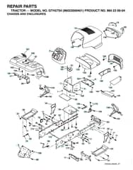 Husqvarna Gth2754 - Chassis & Enclosures
