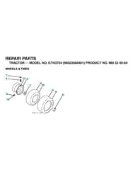 Husqvarna Gth2754 - Wheels & Tyres