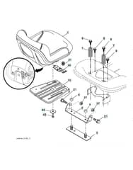 Husqvarna Gth3052Tdf - Seat