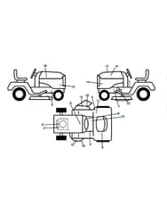 Husqvarna Gth3052Tf - Decals
