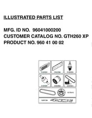 Husqvarna Gth3052Tf - Frequently Used Parts