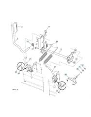 Husqvarna Gth52Xls - Mower Lift Lever