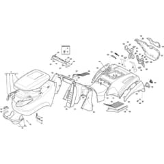 GTL 46HR Twin - 2017-2020 - 2T1945247/AT7 - Atco Ride On Mower Body Diagram