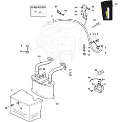 GTL 46HR Twin 4WD - 2018-2020 - 2T3025247/AT8 - Atco Ride On Mower Engine Diagram