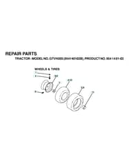 Husqvarna Gtvh205 - Wheels & Tyres