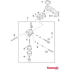 GTX 36H - 2021-2022 - 2T0410647/AT8 - Atco Ride On Mower Carburettor Diagram