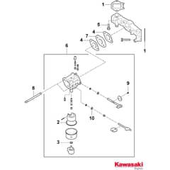 GTX 48HR - 2022-2023 - 2T1925647/AT2 - Atco Ride On Mower Carburettor Diagram