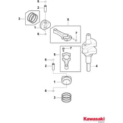 GTX 48HR - 2022-2023 - 2T1925647/AT2 - Atco Ride On Mower Crankshaft Diagram