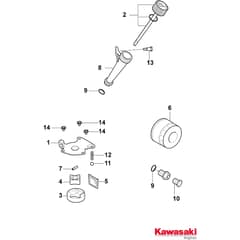 GTX 48HR - 2022-2023 - 2T1925647/AT2 - Atco Ride On Mower Lubrication Diagram