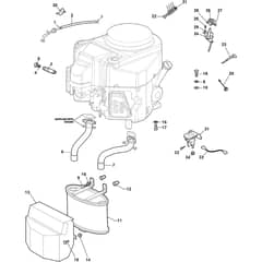 GTX 48HR 4WD - 2021 - 2T3025647/AT1 - Atco Ride On Mower Engine Diagram