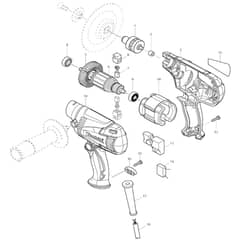 Makita GV6010 - Disc Sander 150mm - Power Tool Diagram