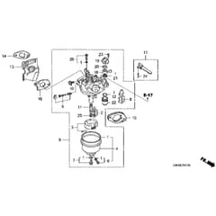 Belle Honda GX120 UT1 - Carburettor