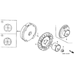 Belle Honda GX120 UT1 - Flywheel