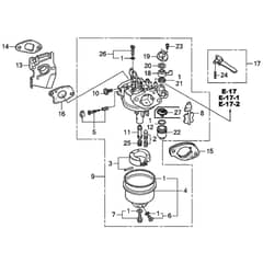 Belle Honda GX120 UT2 - Carburettor