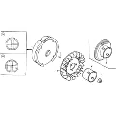 Belle Honda GX120 UT2 - Flywheel