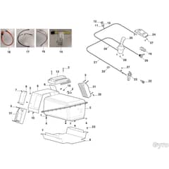 Gyro 500e - 2022-2025 - 2F7062505/ST1 - Stiga Zero Turn Mower El.Equipment Diagram