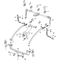 Gyro 900e - 2023 - 2F7064705/ST1 - Stiga Zero Turn Mower Mower Deck Lift Diagram