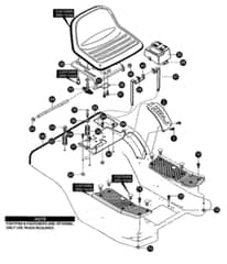 Hayter Heritage H15-40 - 145S (145S001001 - 145S099999) - Rear Chassis Assembly