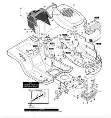 Hayter Heritage H19-40 - 146R (146R001001 - 146R099999) - Front Chassis Assembly
