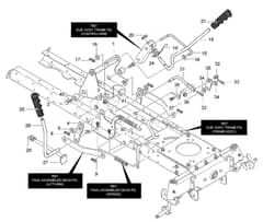 Hayter Heritage H19-40 - 146R (146R001001 - 146R099999) - Mower Suspension Assy