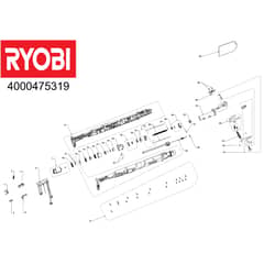 Ryobi OLP1832BX - 5133004392 - 4000475319 - Main Assembly