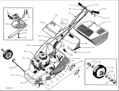 Hayter Harrier 19 - 046 (046-H22351 - 046-H99999) - Mainframe Assembly