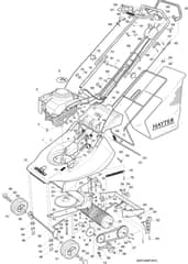 Hayter Harrier 41 AD - 306P (306P001001 - 306P099999) Mainframe Assembly