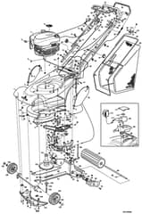 Hayter Harrier 41 AD VS - 413C (413C001001 - 413C099999) - Mainframe Assembly
