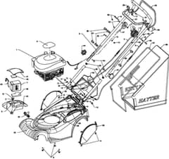 Hayter Harrier 41 AD VS - 413G (311000001 - 311999999) - Upper Mainframe