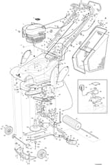 Hayter Harrier 41 AD VS - 413A (413A001001 - 413A099999) - Mainframe Assembly