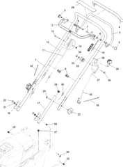 Hayter Harrier 41 Autodrive 60V - 377A (408942922 - 999999999) - Handlebar - Controls