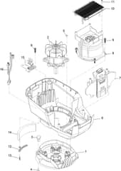 Hayter Harrier 41 Autodrive 60V - 377A (408942922 - 999999999) - Motor Module 01