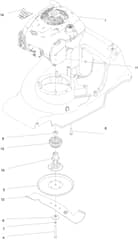 Hayter Harrier 41 Autodrive VS - 375A (408972330 - 999999999) - Engine - Blade